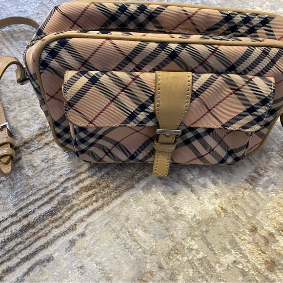 Burberry Handbags - Burberry Nova Check Blue Label  Checkered Crossbody Bag